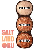 Три вида фракций соли